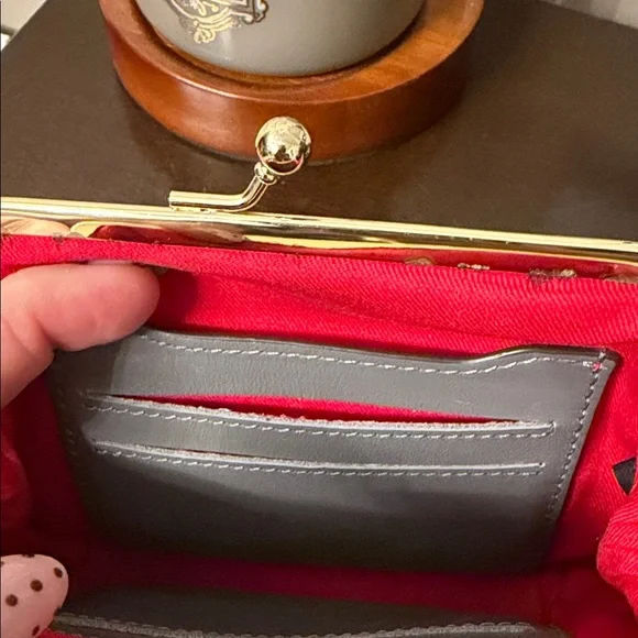 Dooney & Bourke Gray Clutch change purse wallet - Picture 13 of 16